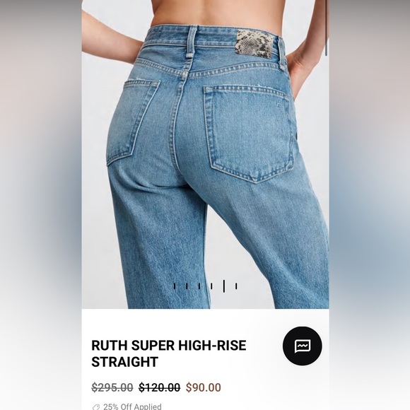 Rag and Bone Ruth Super High Rise Straight jean - Picture 2 of 6